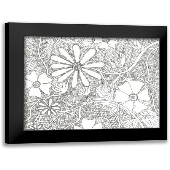Varacek, Pam 18x15 Black Modern Framed Museum Art Print Titled - Wild Daisys Less