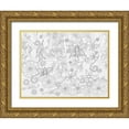 thumbnail image 1 of Varacek, Pam 24x19 Gold Ornate Wood Framed with Double Matting Museum Art Print Titled - Fairy Floral, 1 of 4