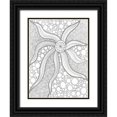 thumbnail image 1 of Varacek, Pam 25x32 Black Ornate Wood Framed with Double Matting Museum Art Print Titled - Coastal Starfish, 1 of 4