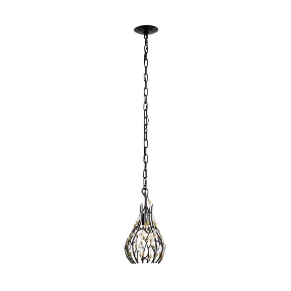 Varaluz Lighting - Bask - 1 Light Mini Pendant In Glam Style-15.5 Inches Tall