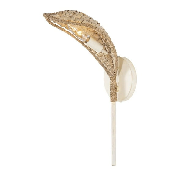 Varaluz Century Palm 1-Lt Sconce - Country White