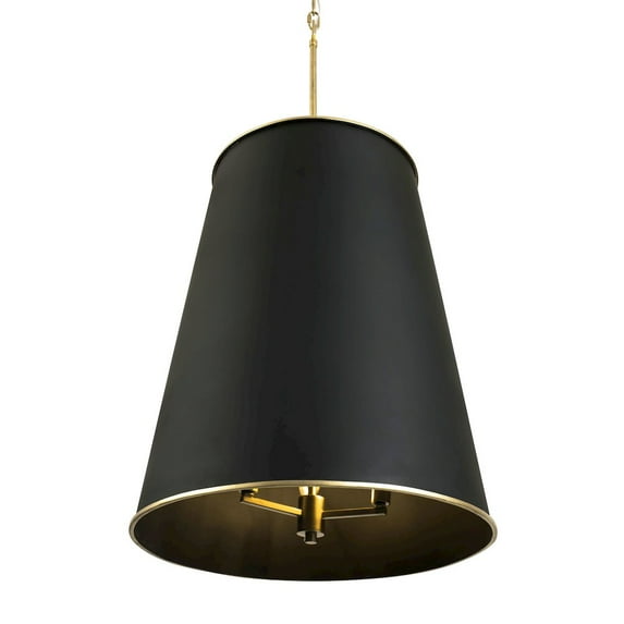 Varaluz Coco 9-Lt Foyer - Matte Black/French Gold
