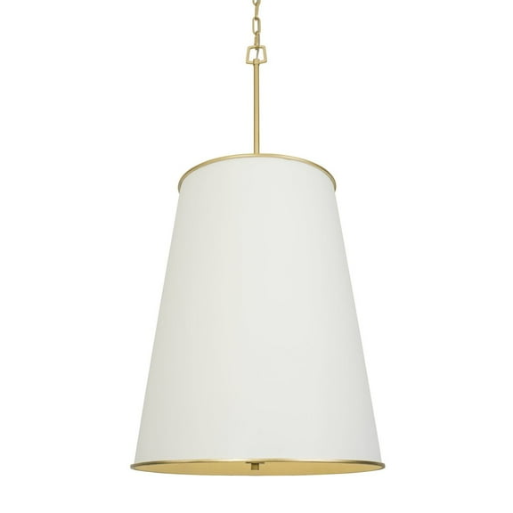 Varaluz Coco 9-Lt Foyer - Matte White/French Gold