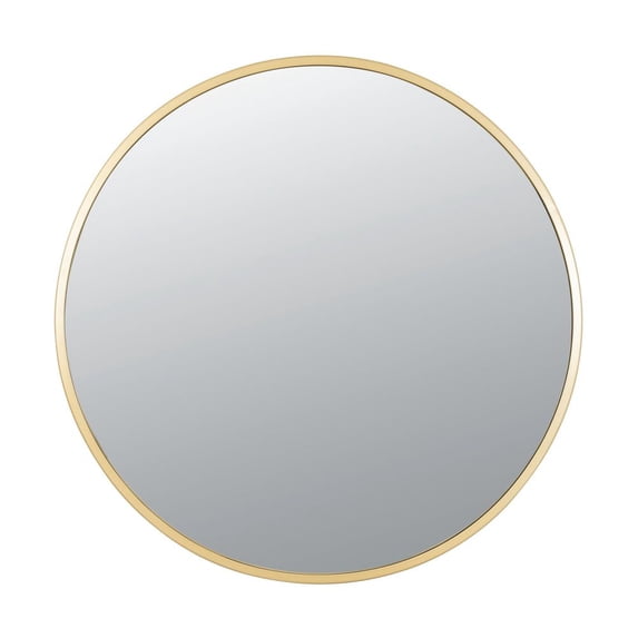 428A01GO Varaluz Lighting Cottage - 30 Inch Round Mirror-Gold Finish