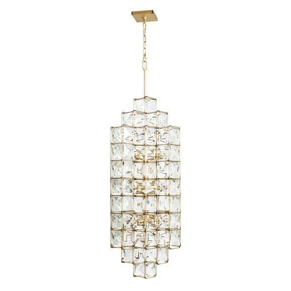 Varaluz Cubic 14-Lt Foyer - Calypso Gold