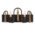 thumbnail image 1 of 354B02MBAG-Varaluz Lighting-Darden 2-Light Bath and Vanity in Urban Rustic Style 8 Inches Tall and 18.5 Wide-Matte Black/Antique Gold Finish, 1 of 1