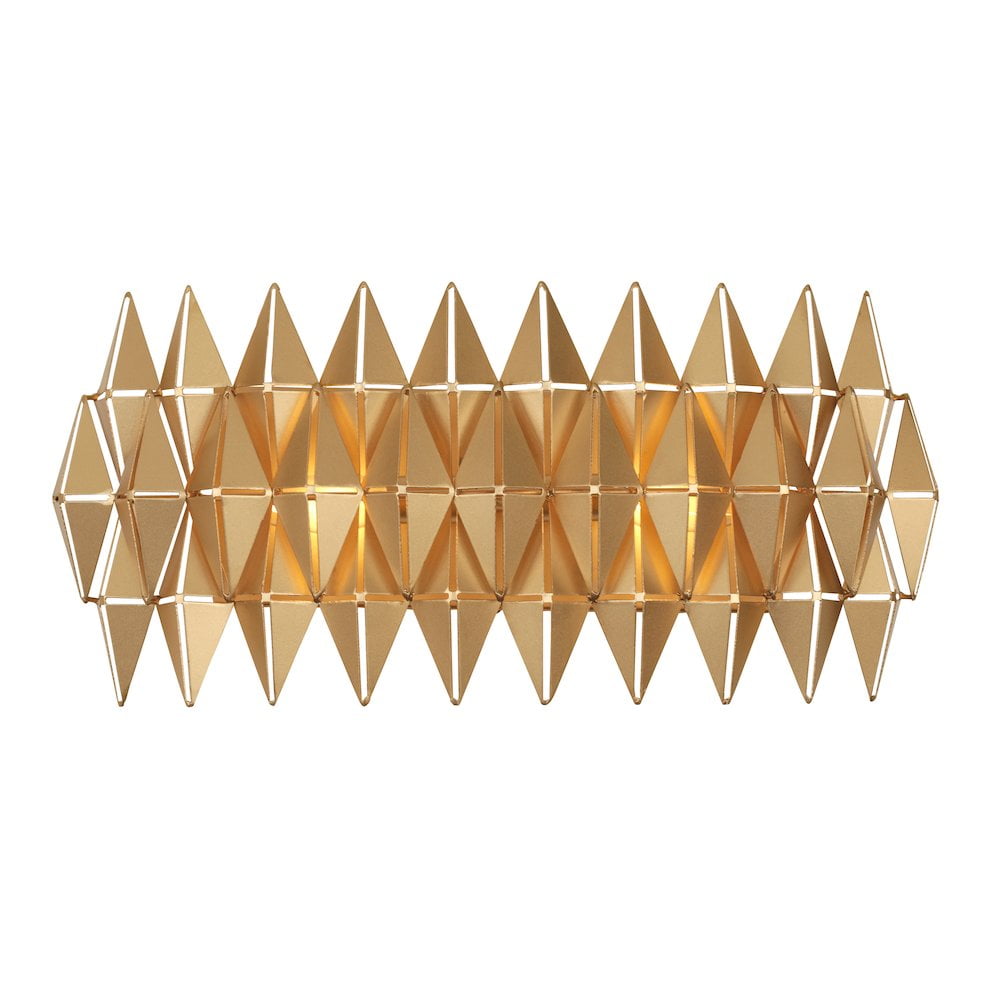 French Gold 18.5" Dimmable Steel Vanity Light