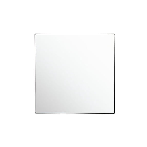 407A06BL Varaluz Lighting Kye - 40x40 Inch Rounded Square Wall Mirror-Black Finish