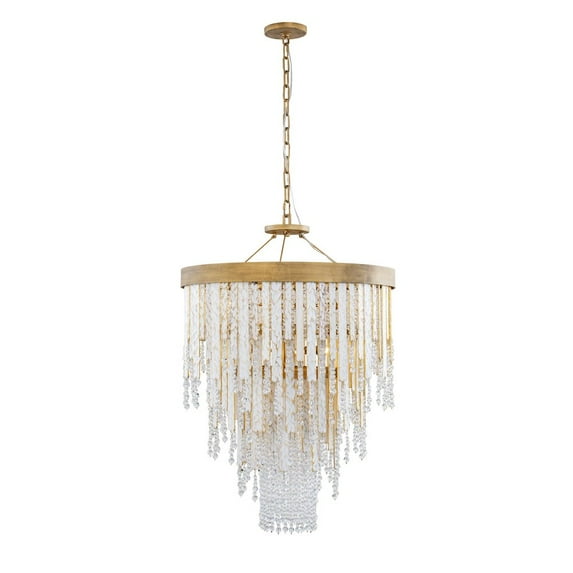 Varaluz Lafayette 7-Lt Chandelier - Havana Gold
