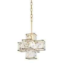 Varaluz Cubic 1-Lt Pendant - Calypso Gold