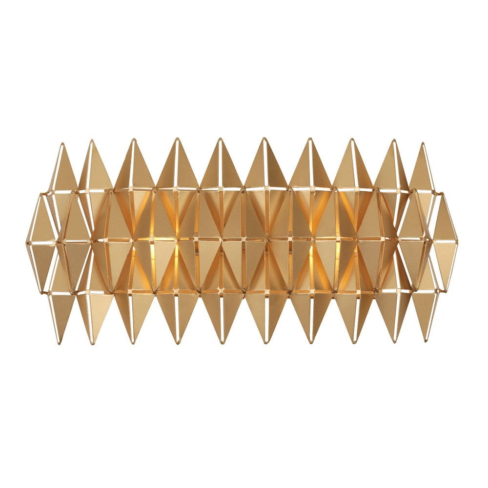 French Gold 18.5" Dimmable Steel Vanity Light