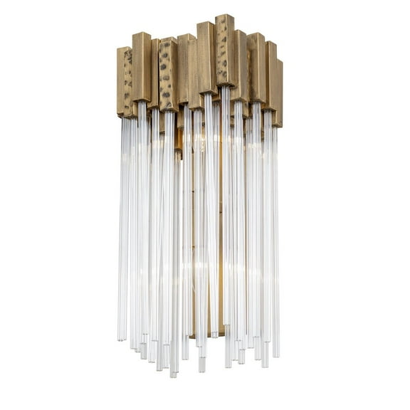 Varaluz Matrix 2-Lt Sconce - Havana Gold