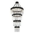 thumbnail image 1 of 309C30MBFG-Varaluz Lighting-Matrix - 30 Light 4-Tier Chandelier In Glam Style-95 Inches Tall and 40 Inches Wide-Matte Black/French Gold Finish, 1 of 7