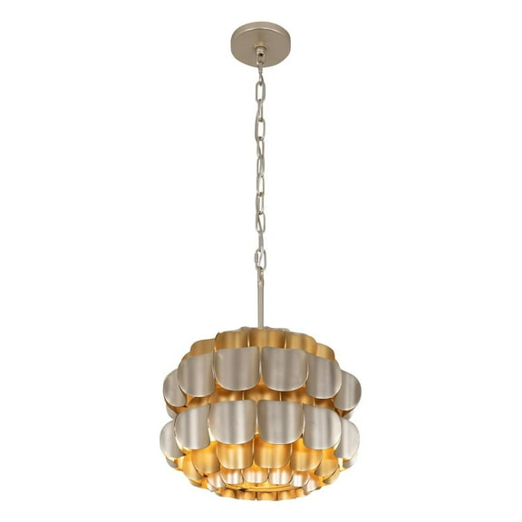 Varaluz Swoon 1-Lt Pendant - Antique Gold/Gold Dust
