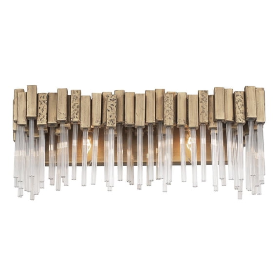 309B02HG Varaluz Lighting Matrix - Two Light Bath Vanity-Havana Gold Finish