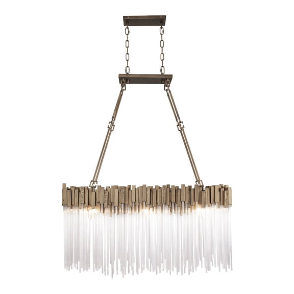 Varaluz Matrix 6-Lt Linear - Havana Gold