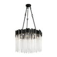 thumbnail image 1 of Varaluz Matrix 9-Lt Pendant - Matte Black/French Gold, 1 of 4