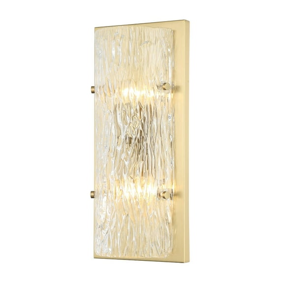 Varaluz Morgan 2-Lt Sconce - Satin Brass