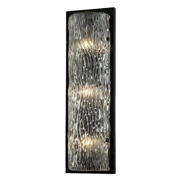 Varaluz Morgan 3-Lt Sconce - Black