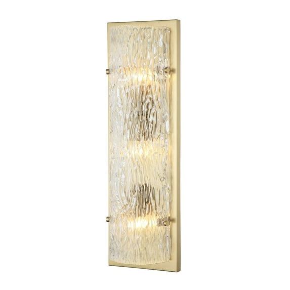 Varaluz Morgan 3-Lt Sconce - Satin Brass