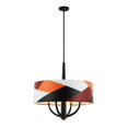 thumbnail image 1 of Varaluz Patchwork 4-Lt Pendant - Black/Satin Brass/Patchwork, 1 of 7