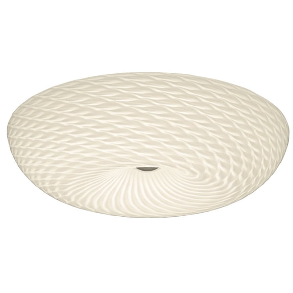 Varaluz Swirled 3-Lt Large Flush Mount - French Feather