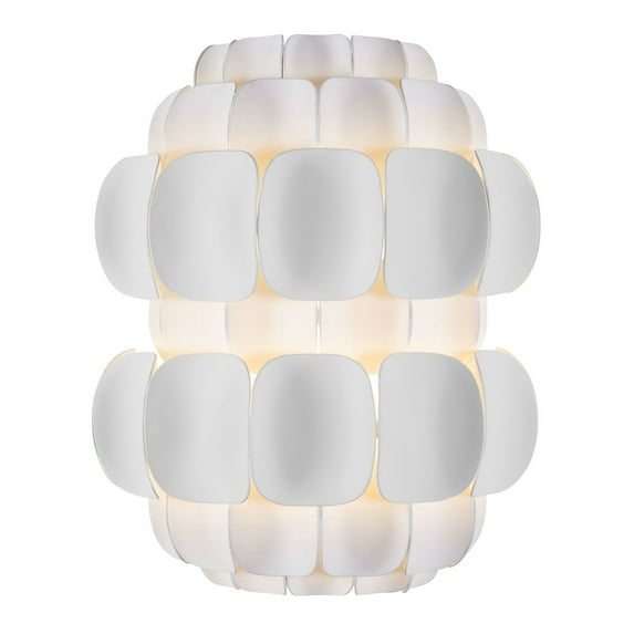 Varaluz Swoon 1-Lt Sconce - Matte White