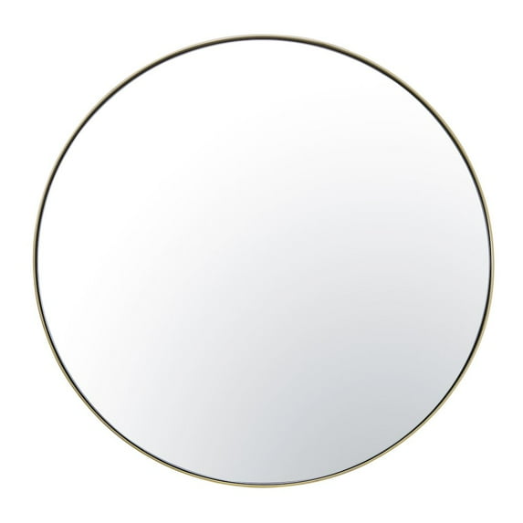 Varaluz Tablet 30-in Round Wall Mirror - Gold