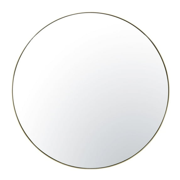 Varaluz Tablet 50-in Round Wall Mirror - Gold