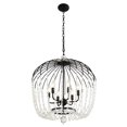 thumbnail image 1 of Varaluz Lighting - Voliere - 6 Light Pendant   Matte Black Finish with Faceted, 1 of 2