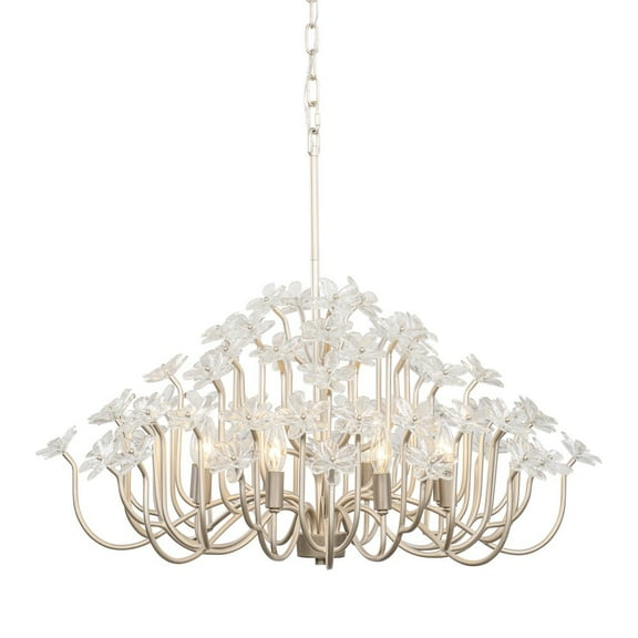 Varaluz Wildflower 8-Lt Chandelier - Gold Dust/Artifact