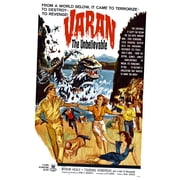 Varan The Unbelievable Movie Poster Metal Sign 8inx 12in Metal Print 8x12 Square Adults Best Posters