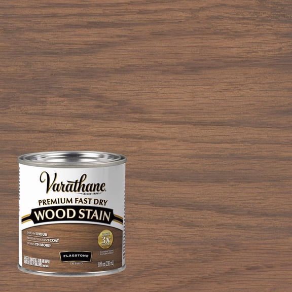 Varathane Flagstone Oil-Based Urethane Modified Alkyd Fast Dry Wood Stain 0.5 pt