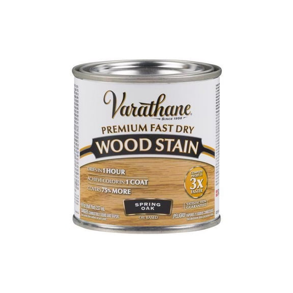 1/2 pt Rust-Oleum 262023 Spring Oak Varathane Premium Fast Dry Wood Stain