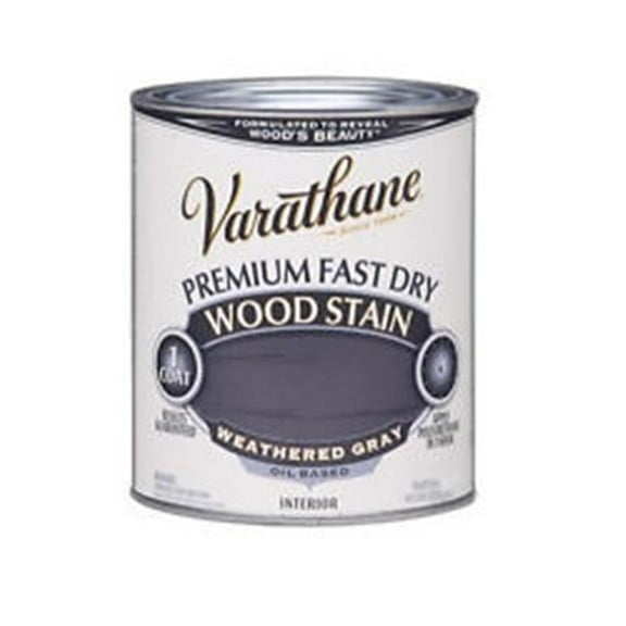 Varathane  1-2 Pint Weathered Gray Fast Dry Wood Stain