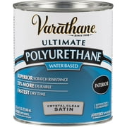 Varathane 200241H Water-Based Ultimate Polyurethane, Quart 2 Pack, Crystal Clear