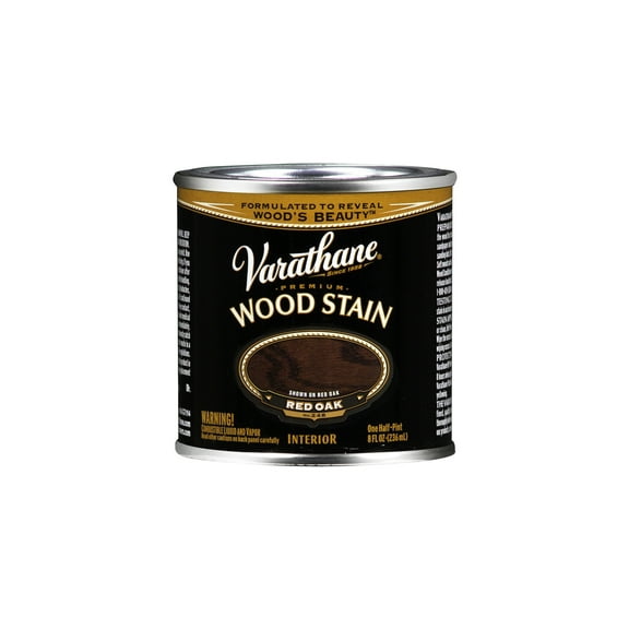 Varathane 211800 Premium Wood Stain, Half Pint, Red Oak