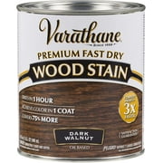 Varathane 262006 Premium Fast Dry Wood Stain, Quart, Dark Walnut
