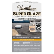 Varathane 1 Qt. Super Glaze Pour-On High Gloss Classic Gray Epoxy Resin