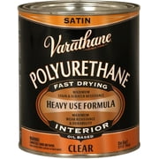 Varathane 9141H 1 Quart Satin Classic Clear Diamond Wood Finish