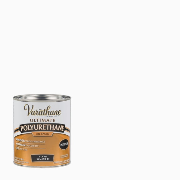 Rust-Oleum Varathane Interior Polyurethane Satin - Clear, 1 Qt. Exterior Wood Surfaces, UV-Resistant Formula
