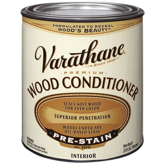 Clear, Varathane Premium Oil-Based Wood Conditioner-211775H, Quart