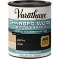 thumbnail image 1 of Varathane Satin Charred Wood Accelerator-347105, Quart, 1 of 3