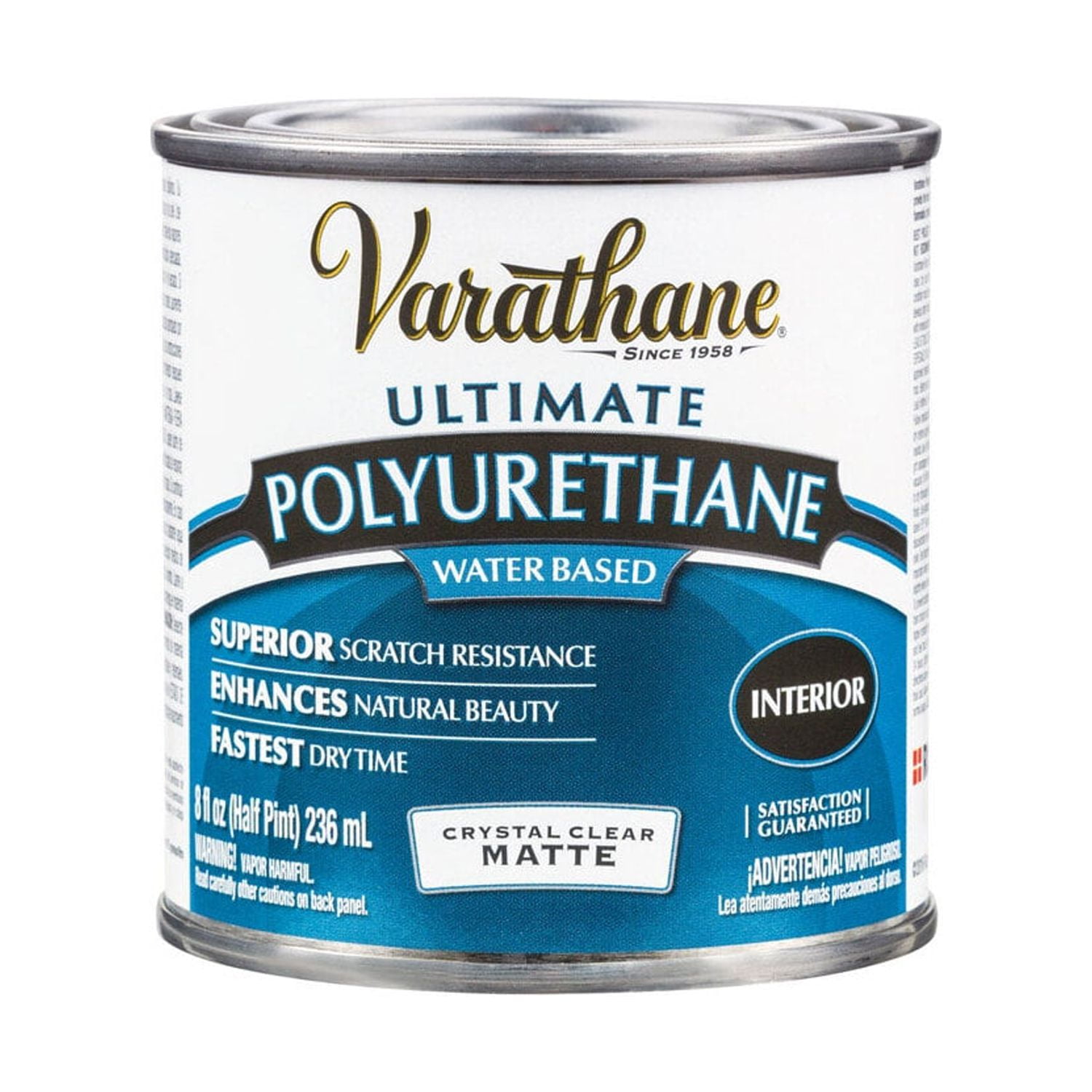 Varathane Transparent Matte Clear WaterBased Urethane Modified Alkyd