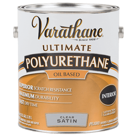 Varathane Ultimate Interior Oil-Based Satin 350-VOC Clear Wood Polyurethane - 1 gal.