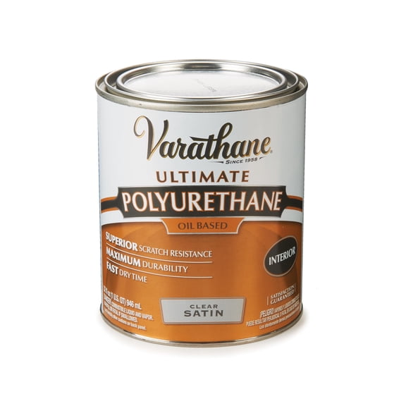 Varathane Ultimate Polyurethane  Oil Based Clear Satin 1 Quart