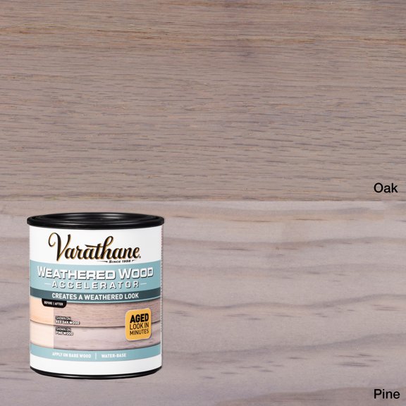 2 Pack, Varathane Weathered Wood Accelerator-313835, Quart