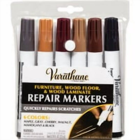 Varathane Wood Furniture & Floor Repair Marker Set - For Interior Use - 6 Count