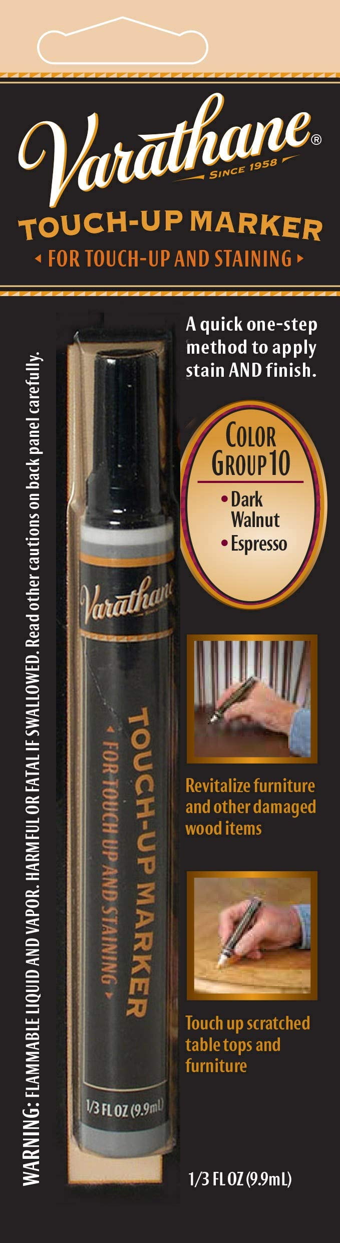 Varathane Wood Stain Marker 215361 Dark Walnut EspressoVarathane Dark