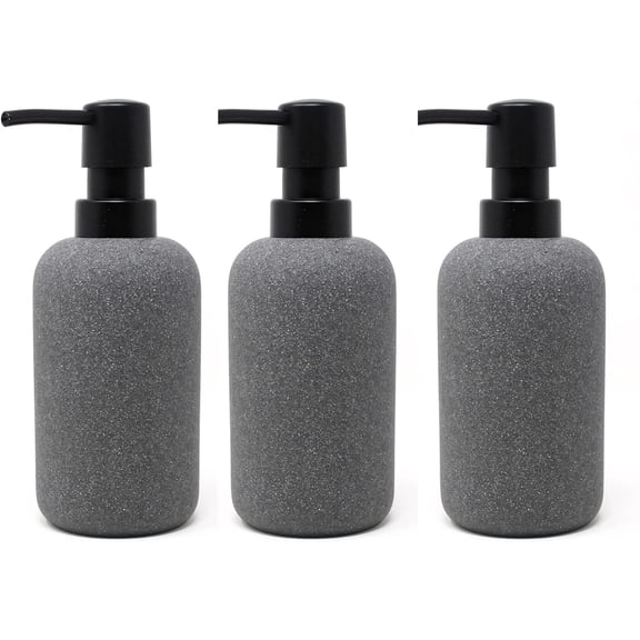 Varato Design Hand and Dish Soap Dispenser Set for Bathroom Accessories Set of 3-3 Pack